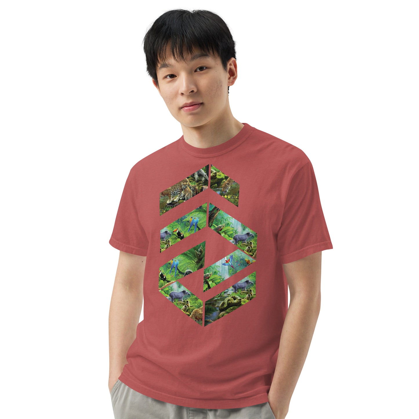 Garment-dyed heavyweight Jungle t-shirt