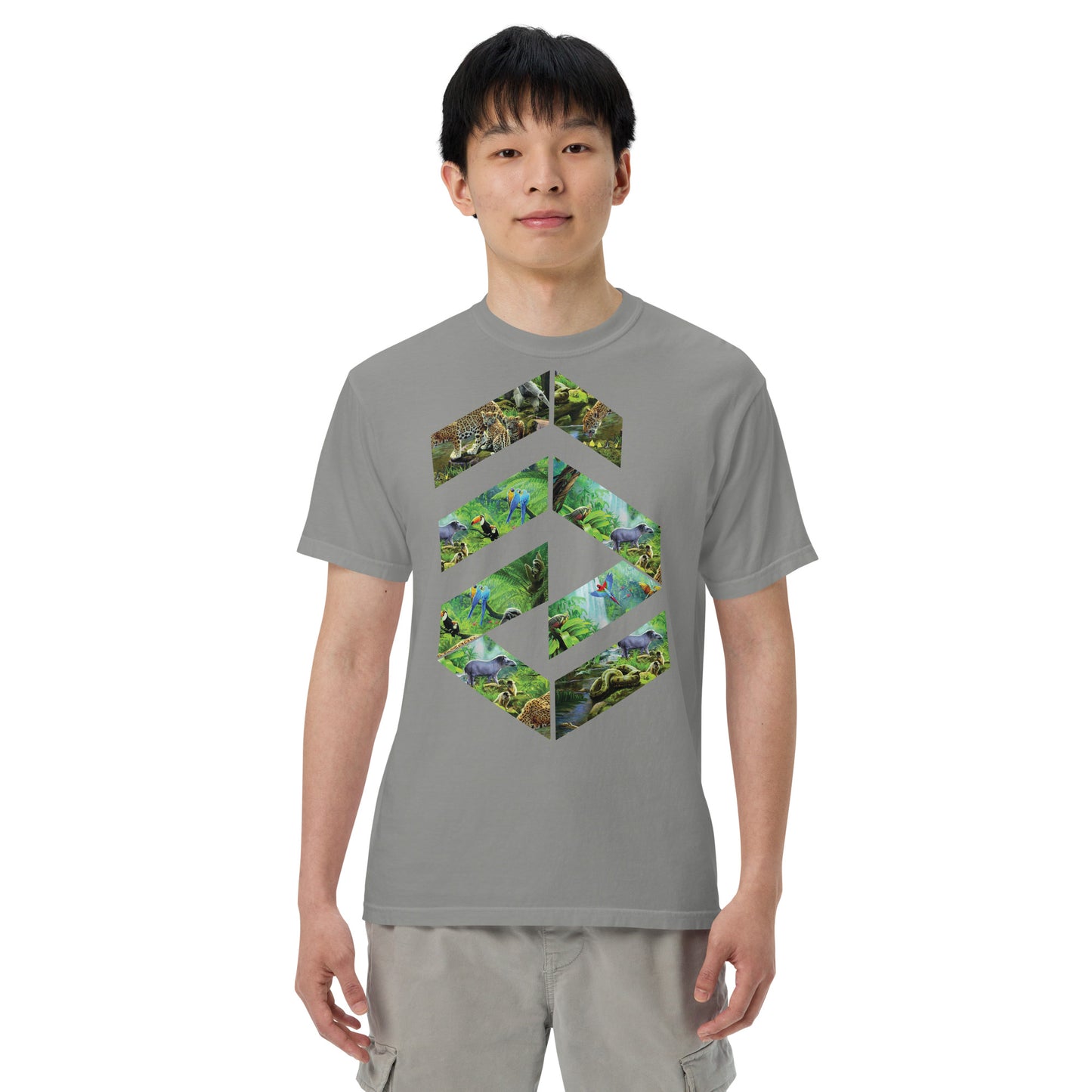Garment-dyed heavyweight Jungle t-shirt