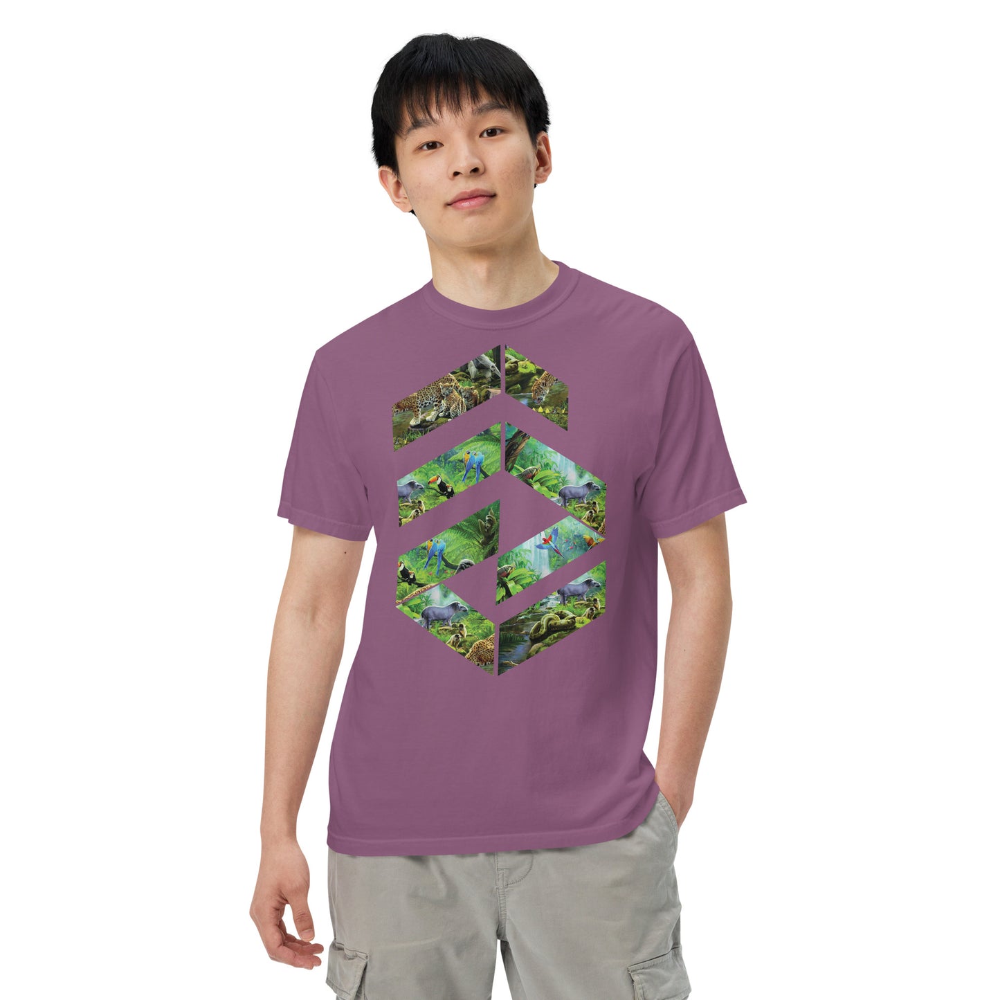 Garment-dyed heavyweight Jungle t-shirt