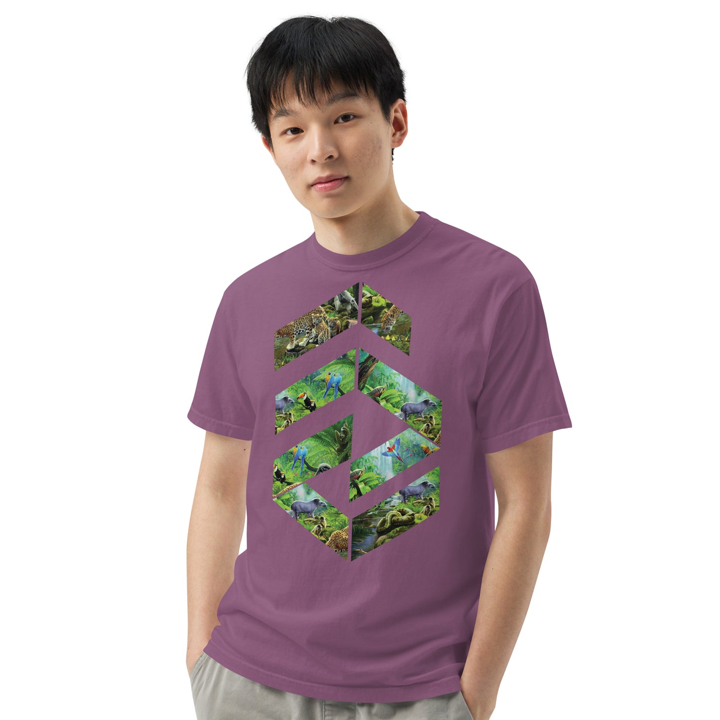 Garment-dyed heavyweight Jungle t-shirt