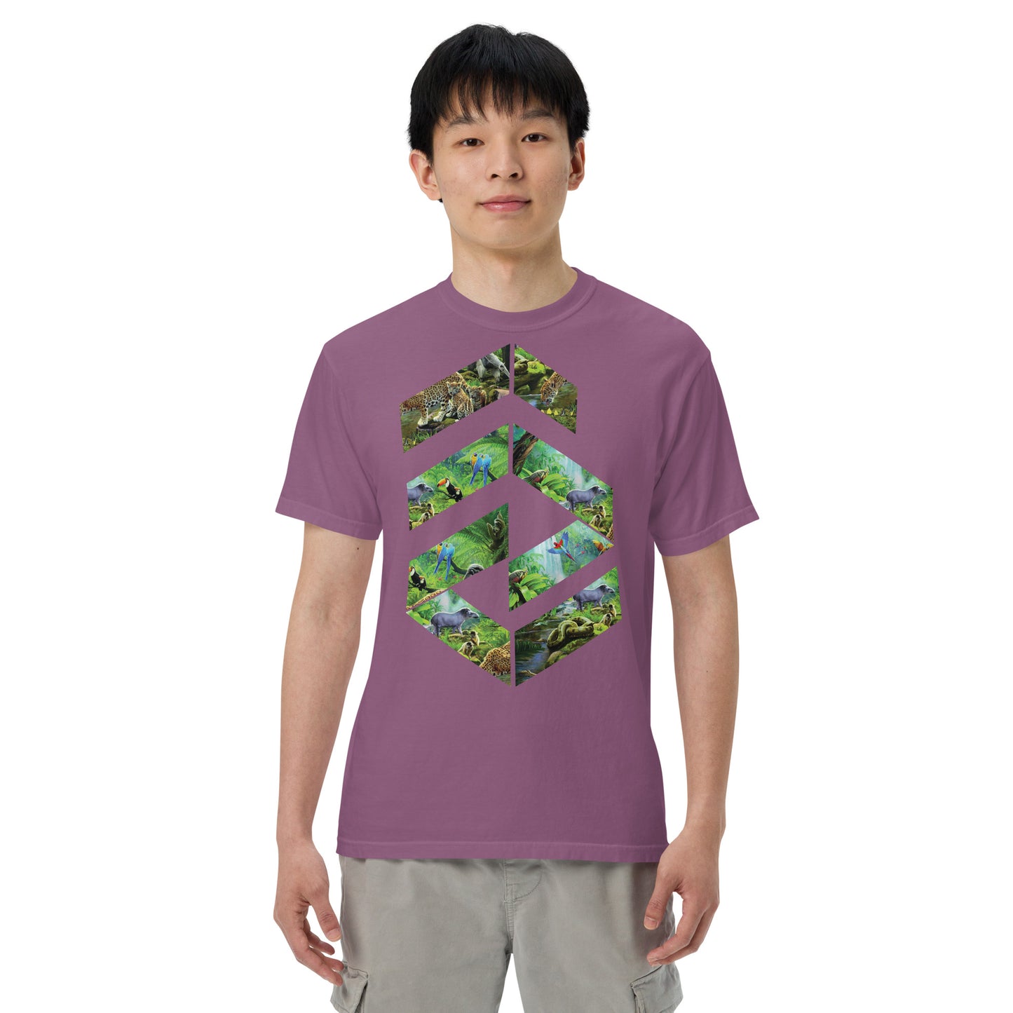 Garment-dyed heavyweight Jungle t-shirt
