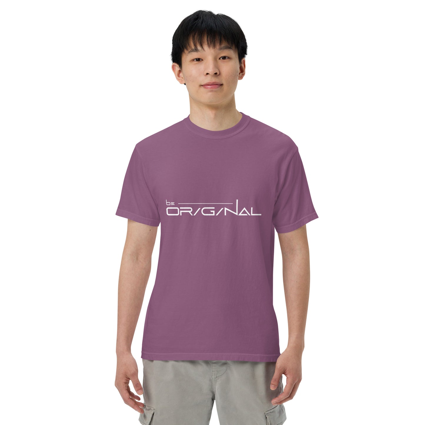 Garment-dyed heavyweight Be Original t-shirt