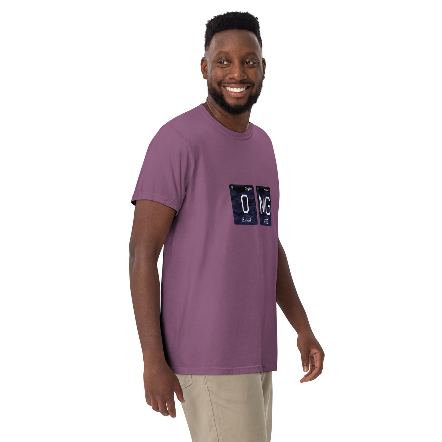 Garment-dyed heavyweight OMG t-shirt