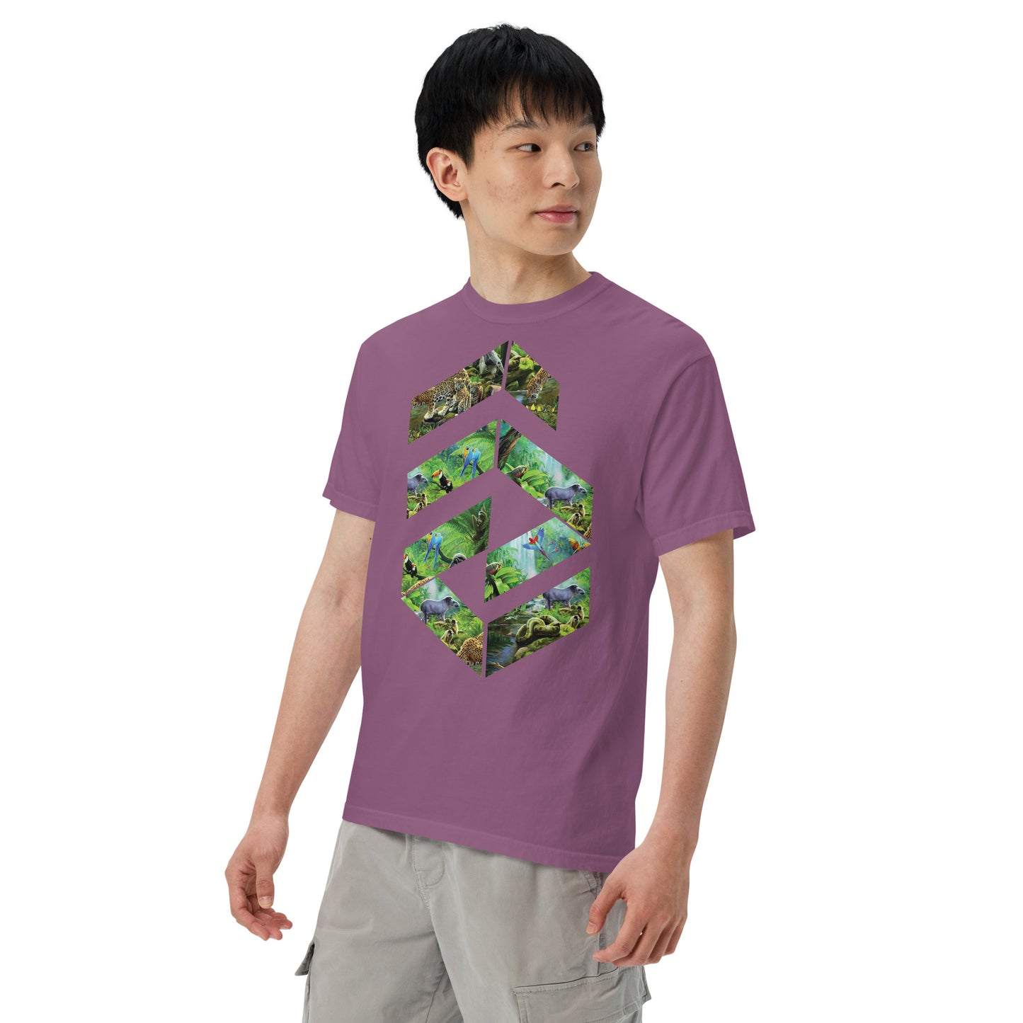 Garment-dyed heavyweight Jungle t-shirt