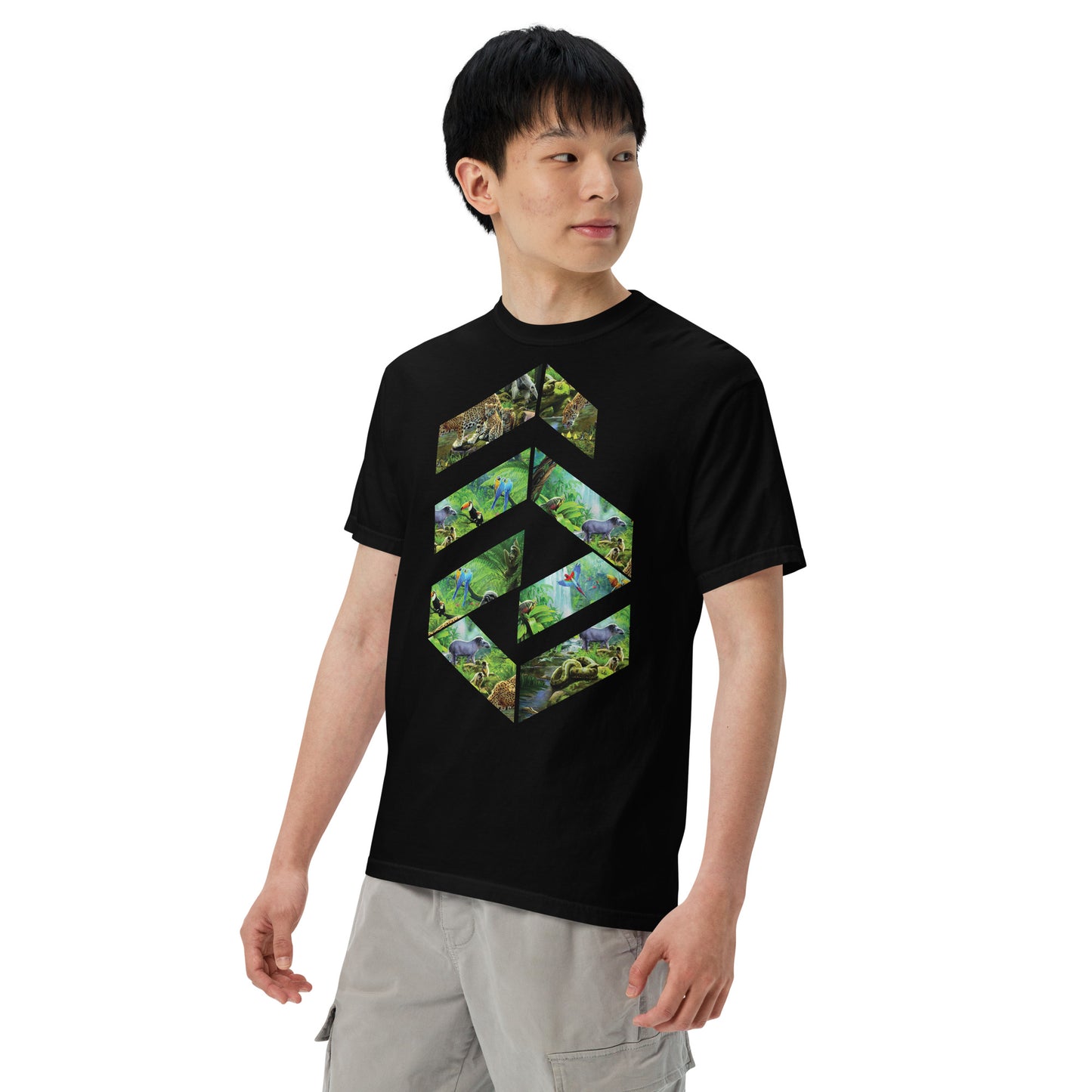 Garment-dyed heavyweight Jungle t-shirt