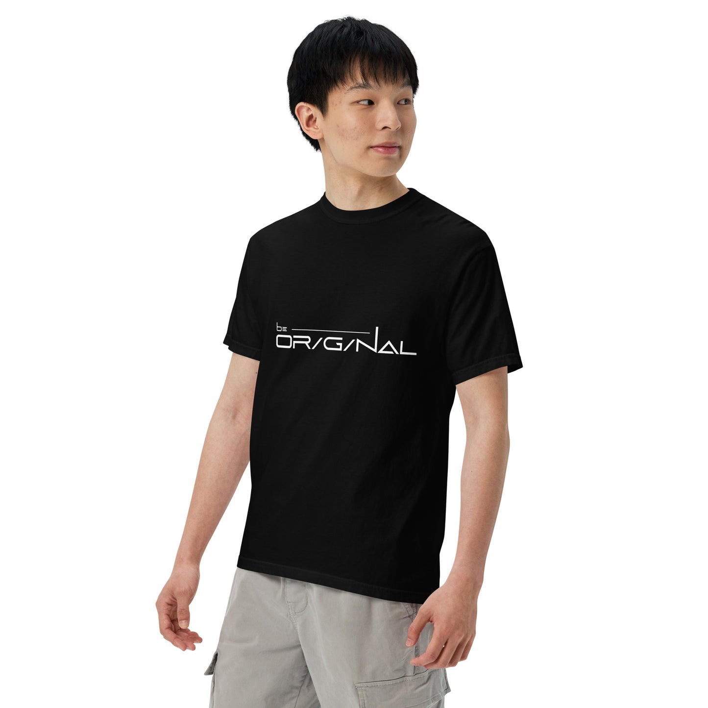 Garment-dyed heavyweight Be Original t-shirt