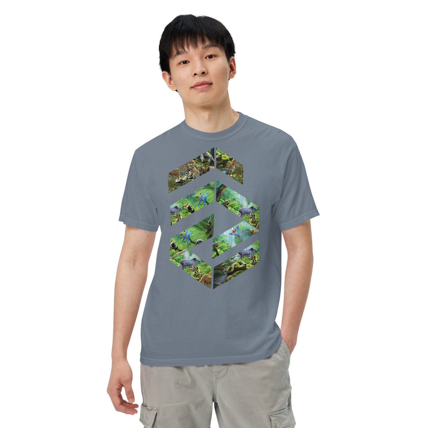 Garment-dyed heavyweight Jungle t-shirt