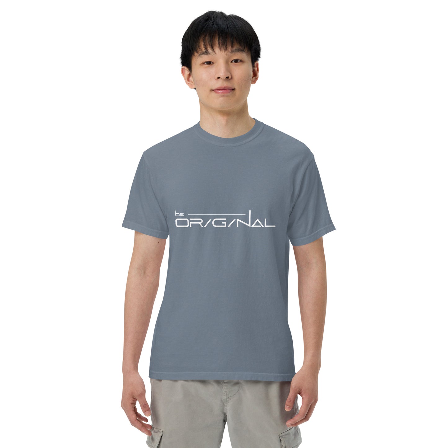 Garment-dyed heavyweight Be Original t-shirt
