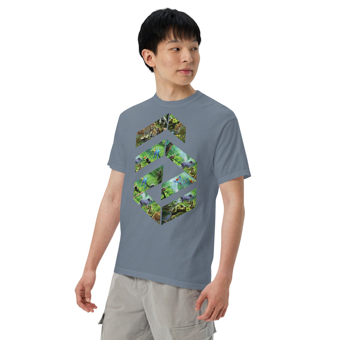 Garment-dyed heavyweight Jungle t-shirt