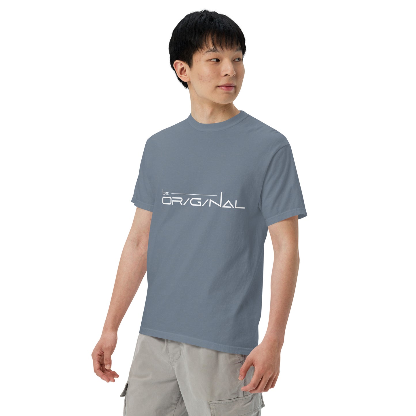 Garment-dyed heavyweight Be Original t-shirt