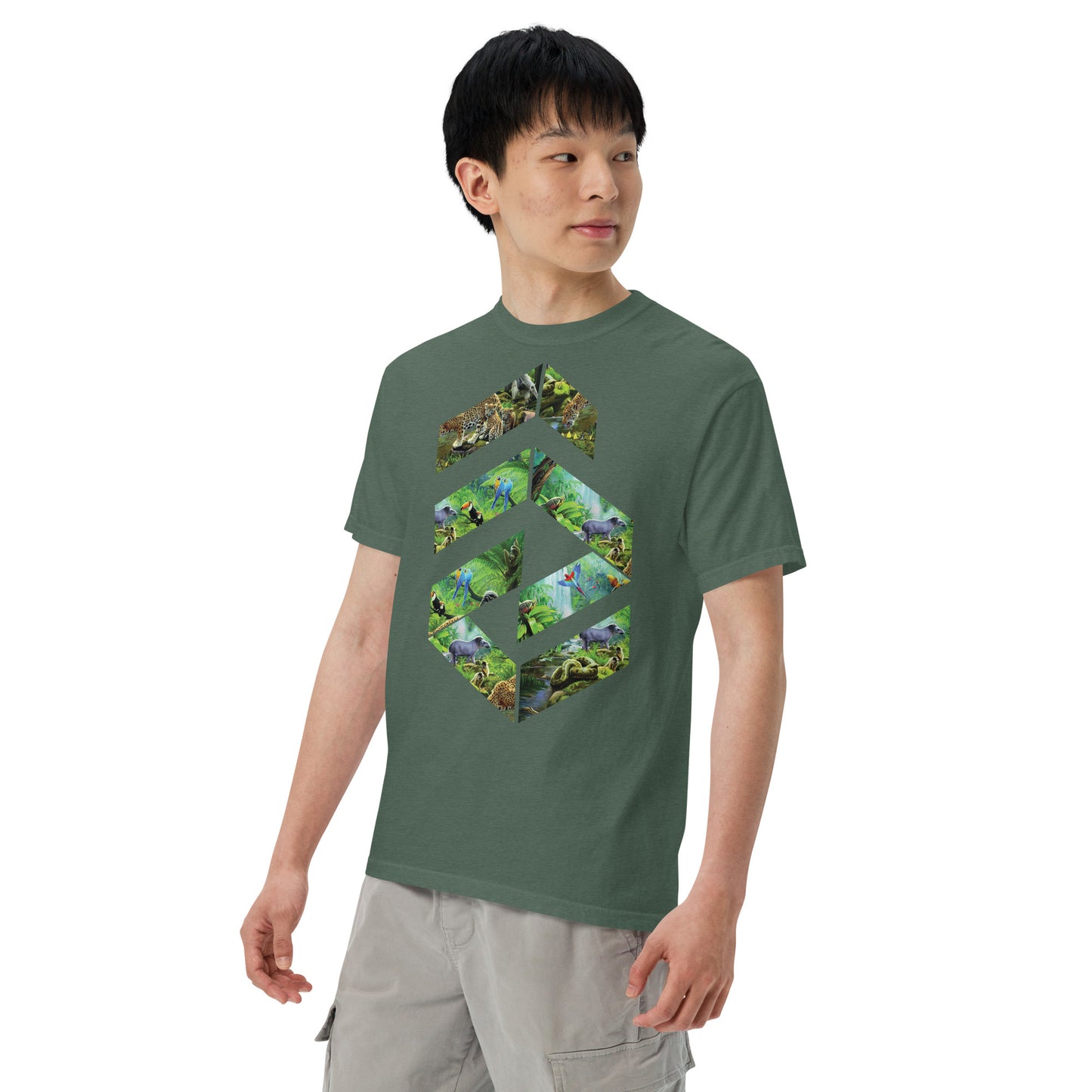 Garment-dyed heavyweight Jungle t-shirt