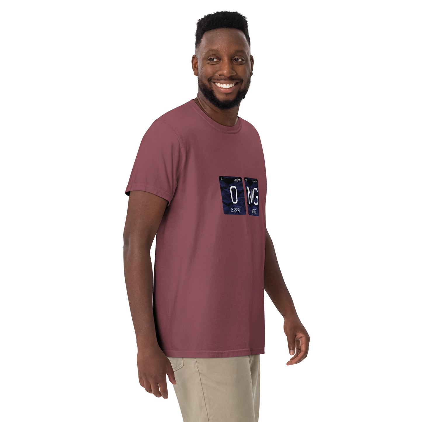 Garment-dyed heavyweight OMG t-shirt