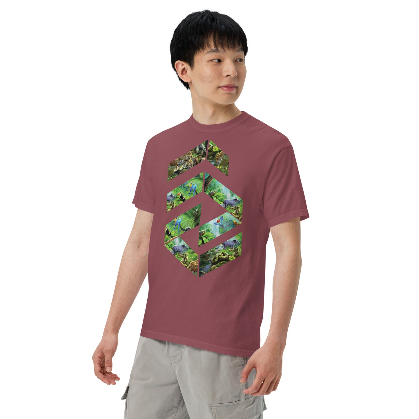 Garment-dyed heavyweight Jungle t-shirt