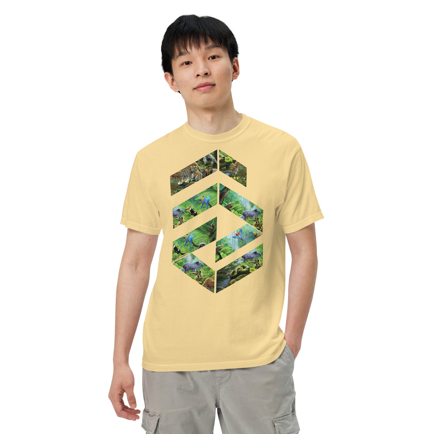 Garment-dyed heavyweight Jungle t-shirt