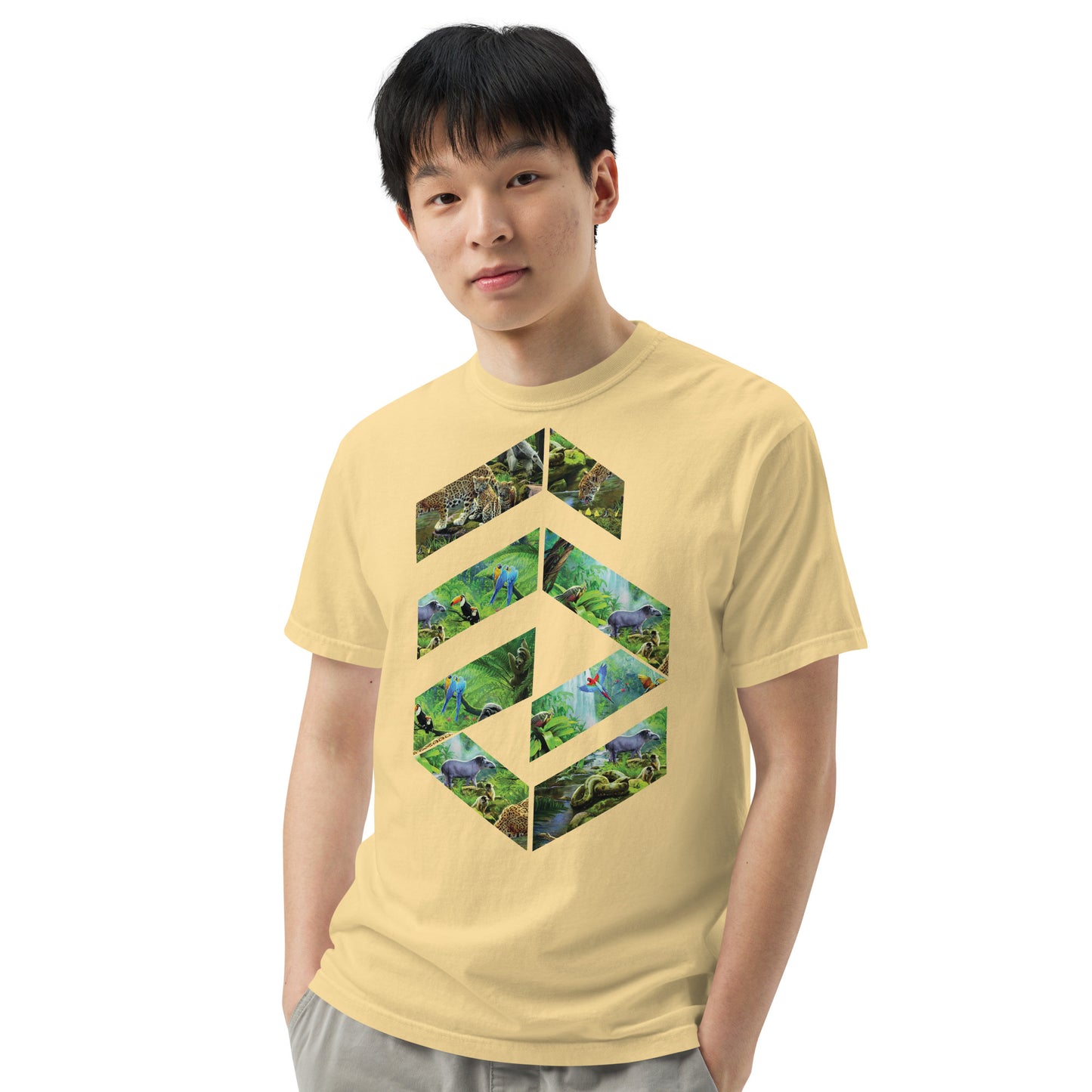 Garment-dyed heavyweight Jungle t-shirt