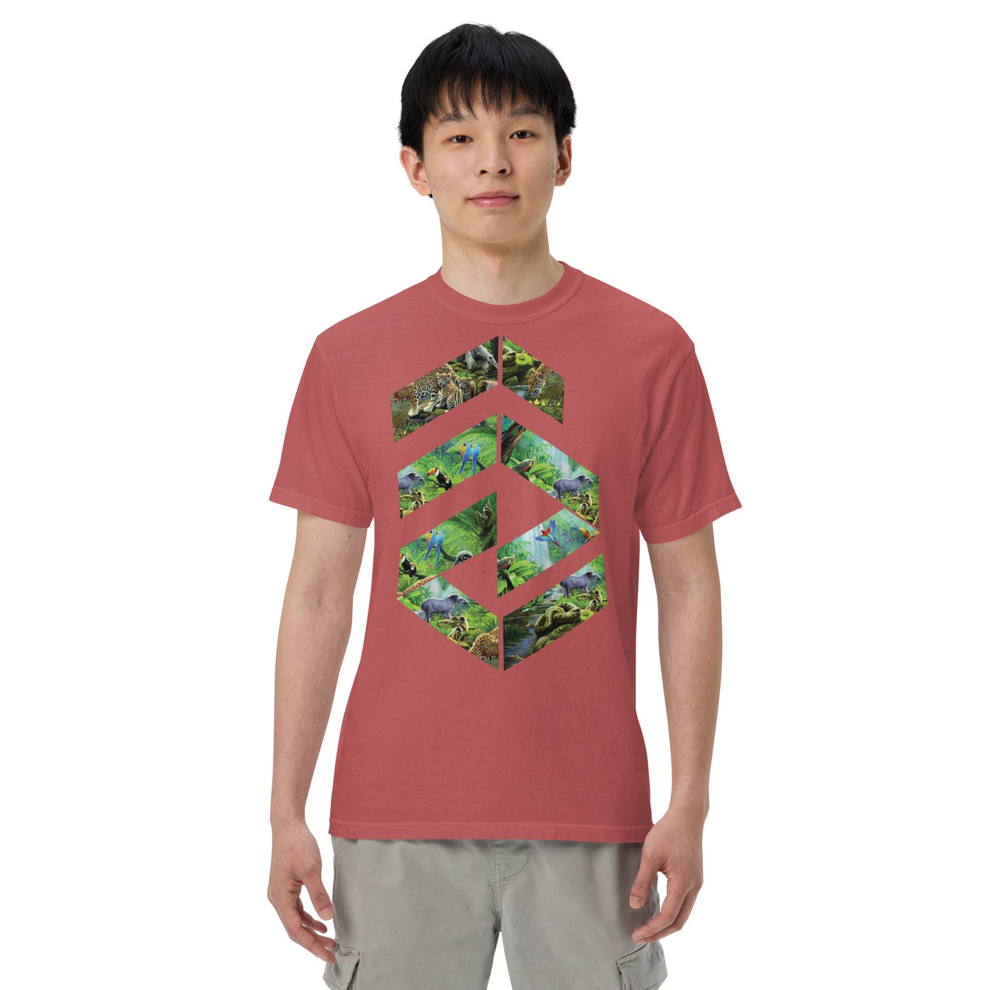 Garment-dyed heavyweight Jungle t-shirt