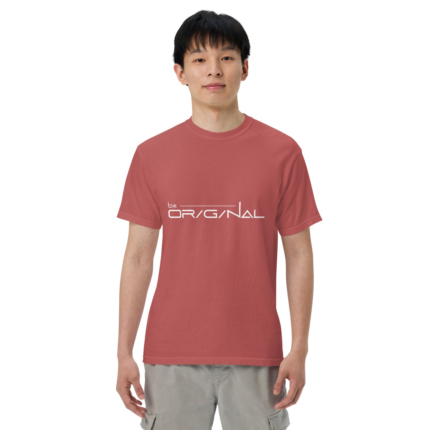 Garment-dyed heavyweight Be Original t-shirt