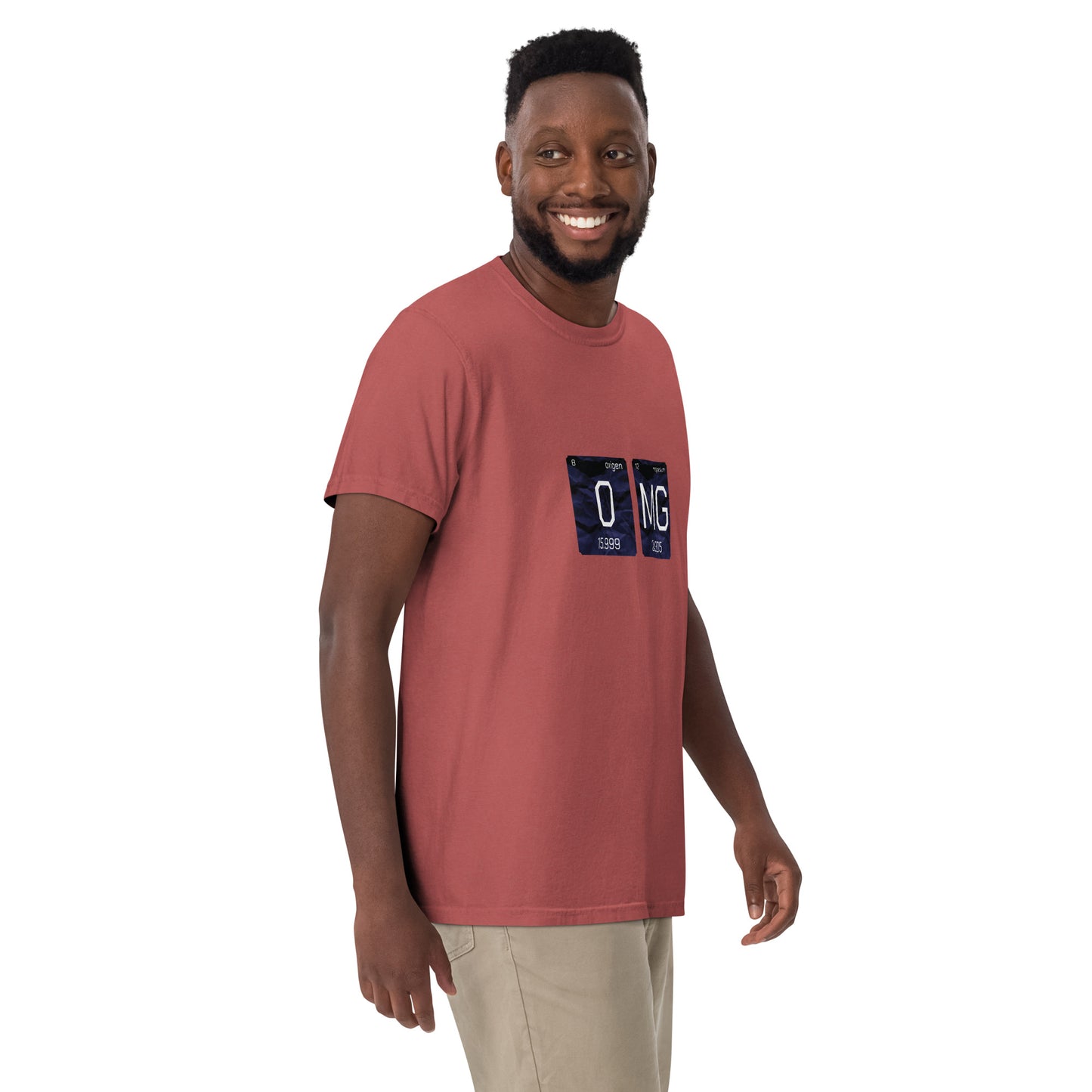 Garment-dyed heavyweight OMG t-shirt
