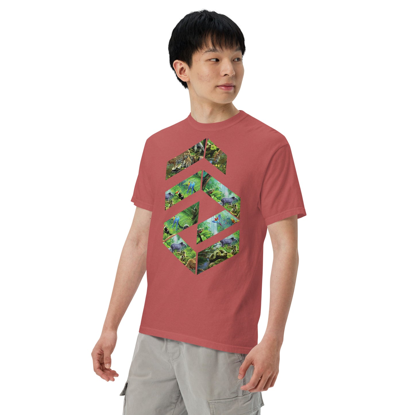 Garment-dyed heavyweight Jungle t-shirt
