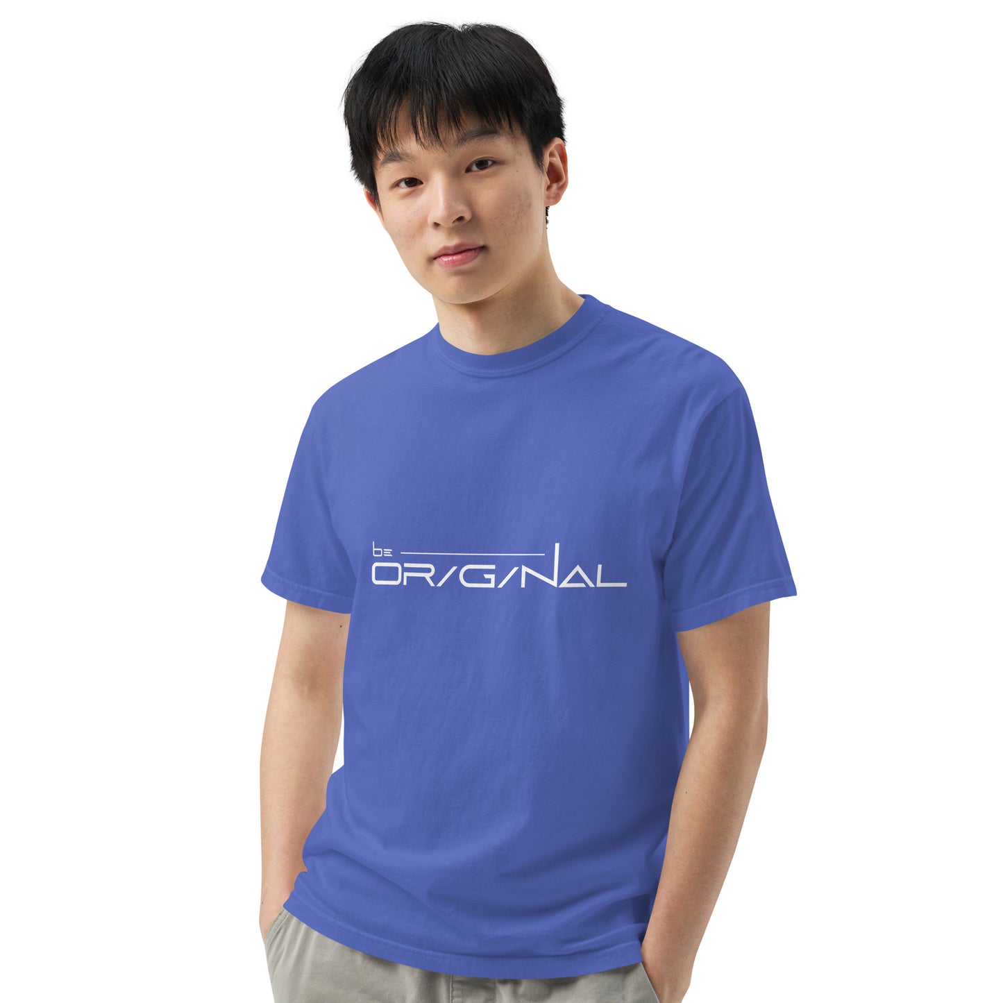 Garment-dyed heavyweight Be Original t-shirt