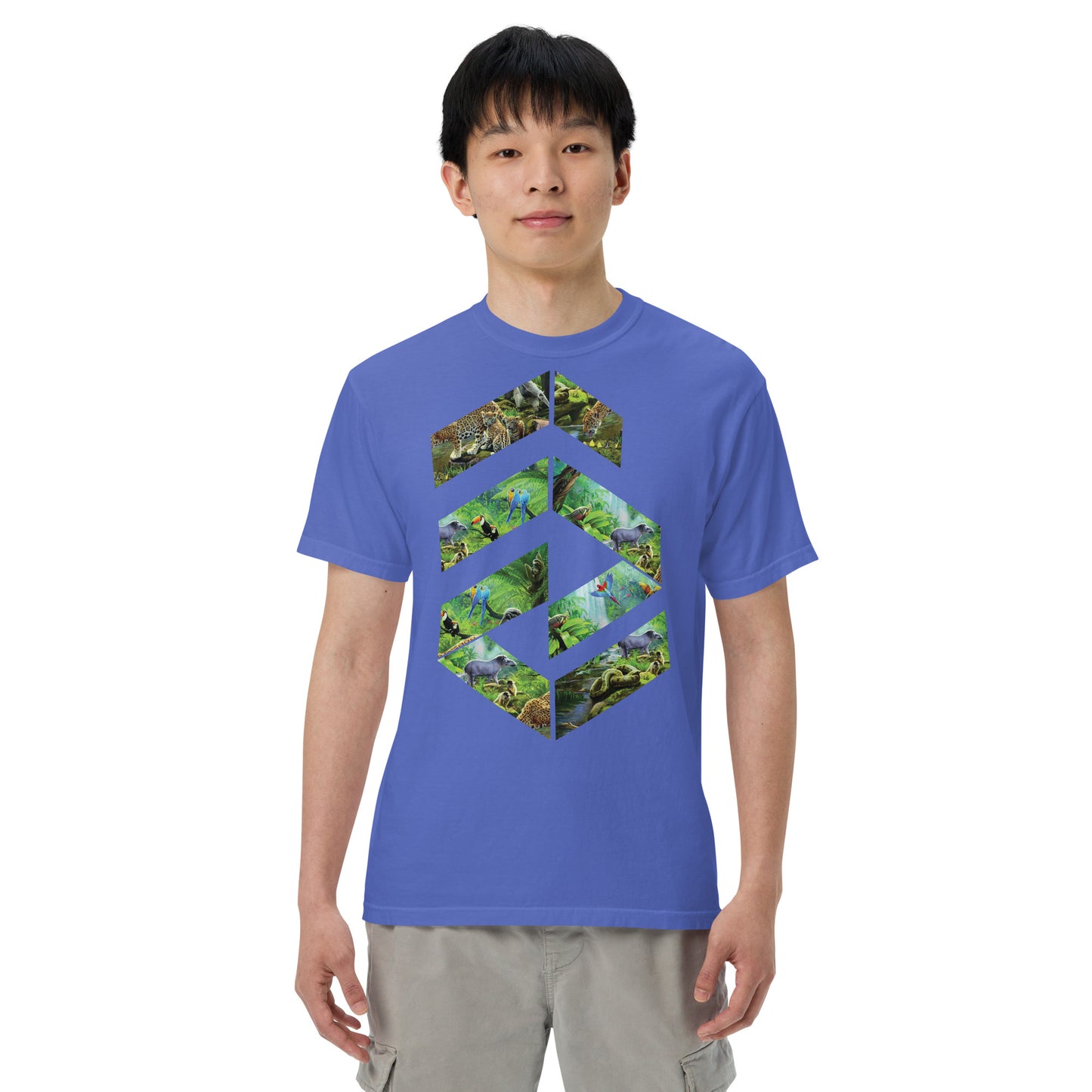 Garment-dyed heavyweight Jungle t-shirt