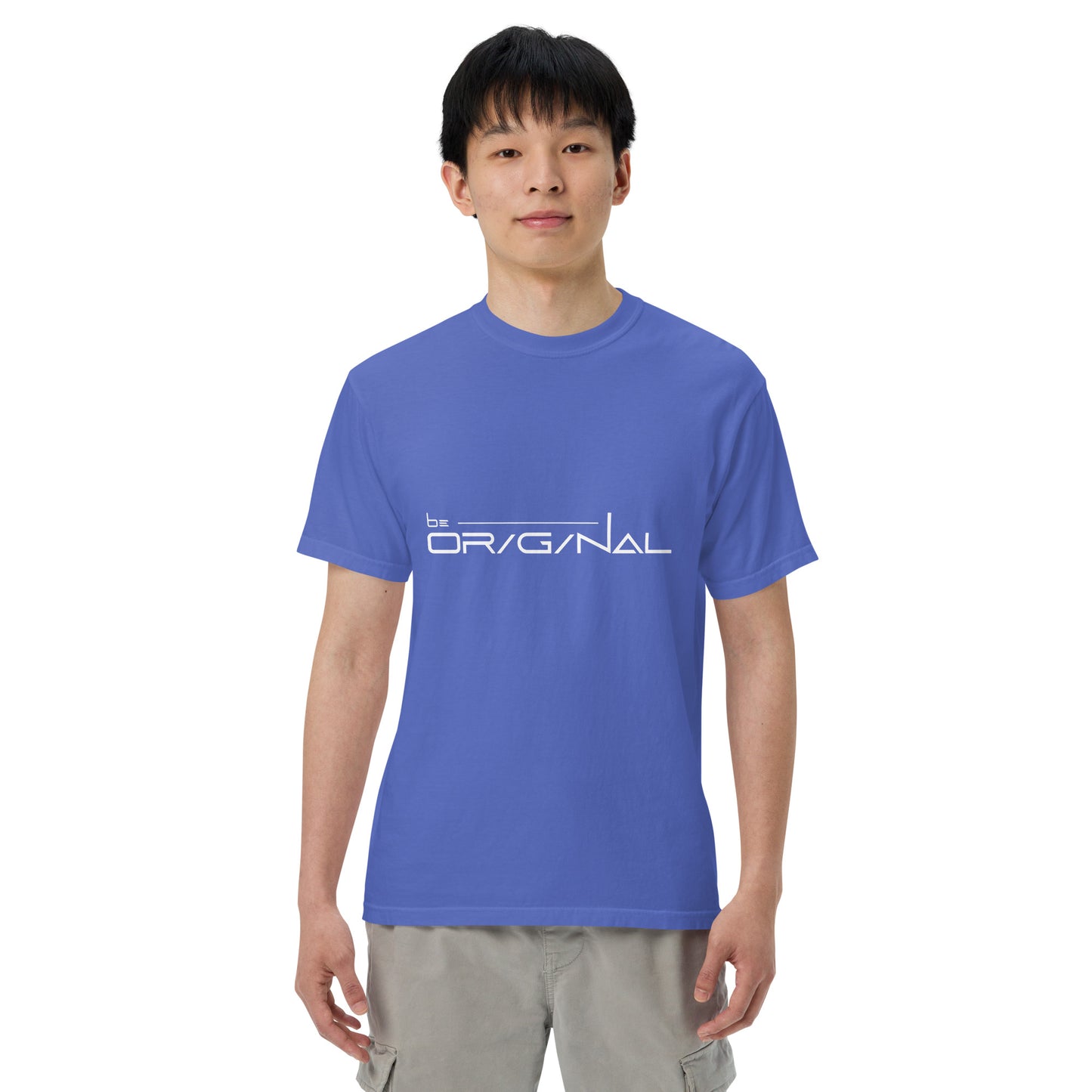 Garment-dyed heavyweight Be Original t-shirt