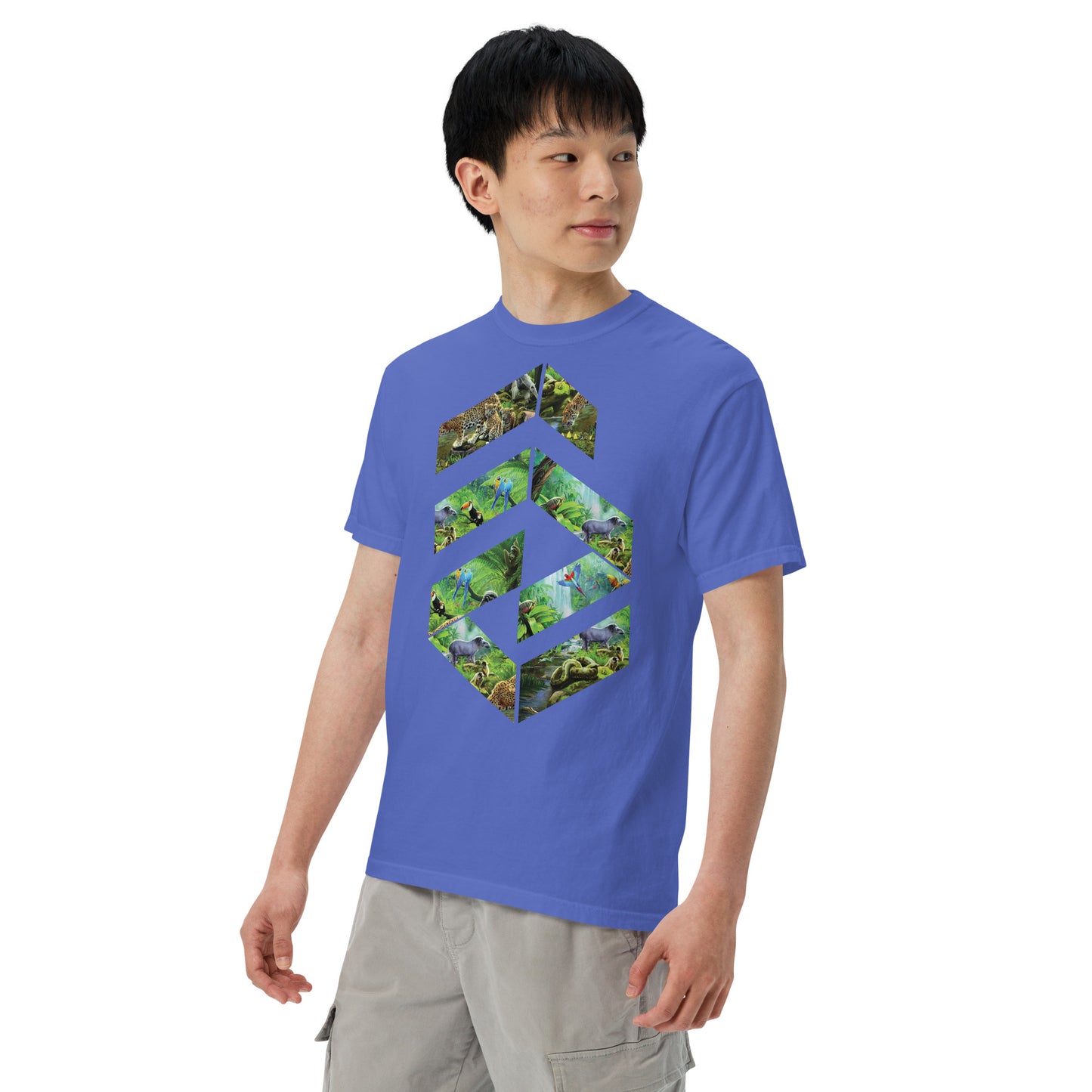 Garment-dyed heavyweight Jungle t-shirt
