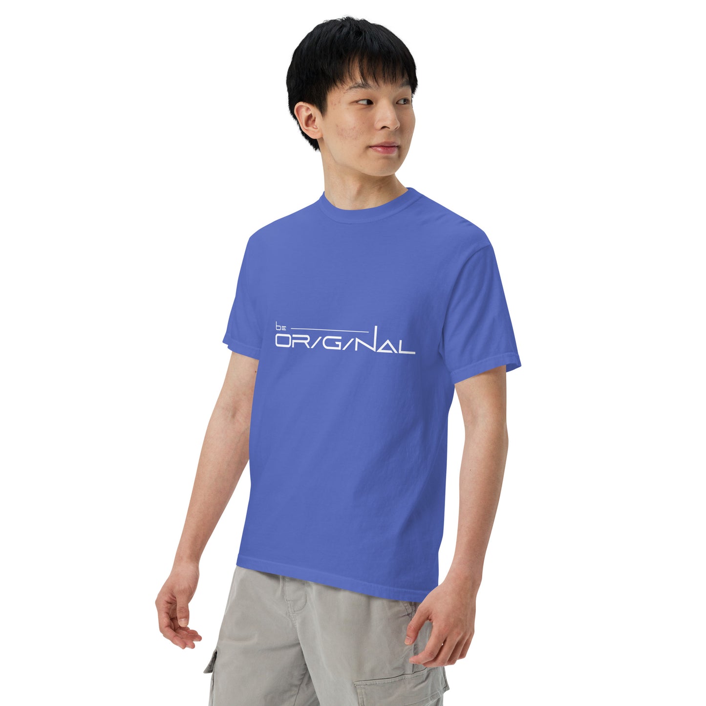 Garment-dyed heavyweight Be Original t-shirt