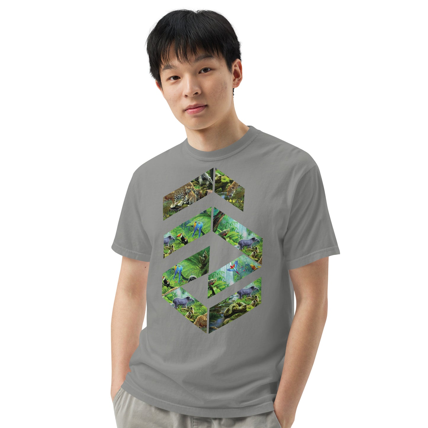 Garment-dyed heavyweight Jungle t-shirt