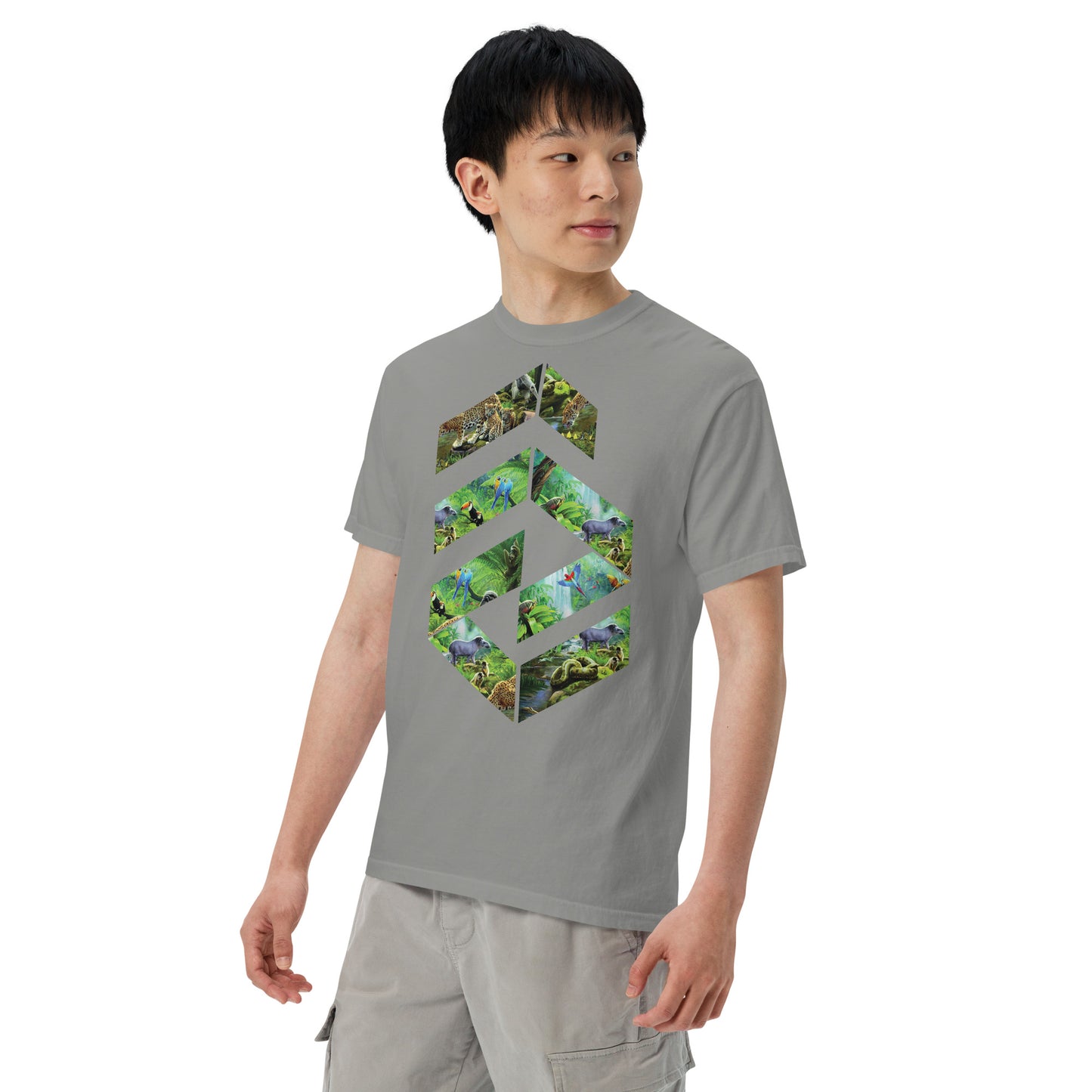 Garment-dyed heavyweight Jungle t-shirt