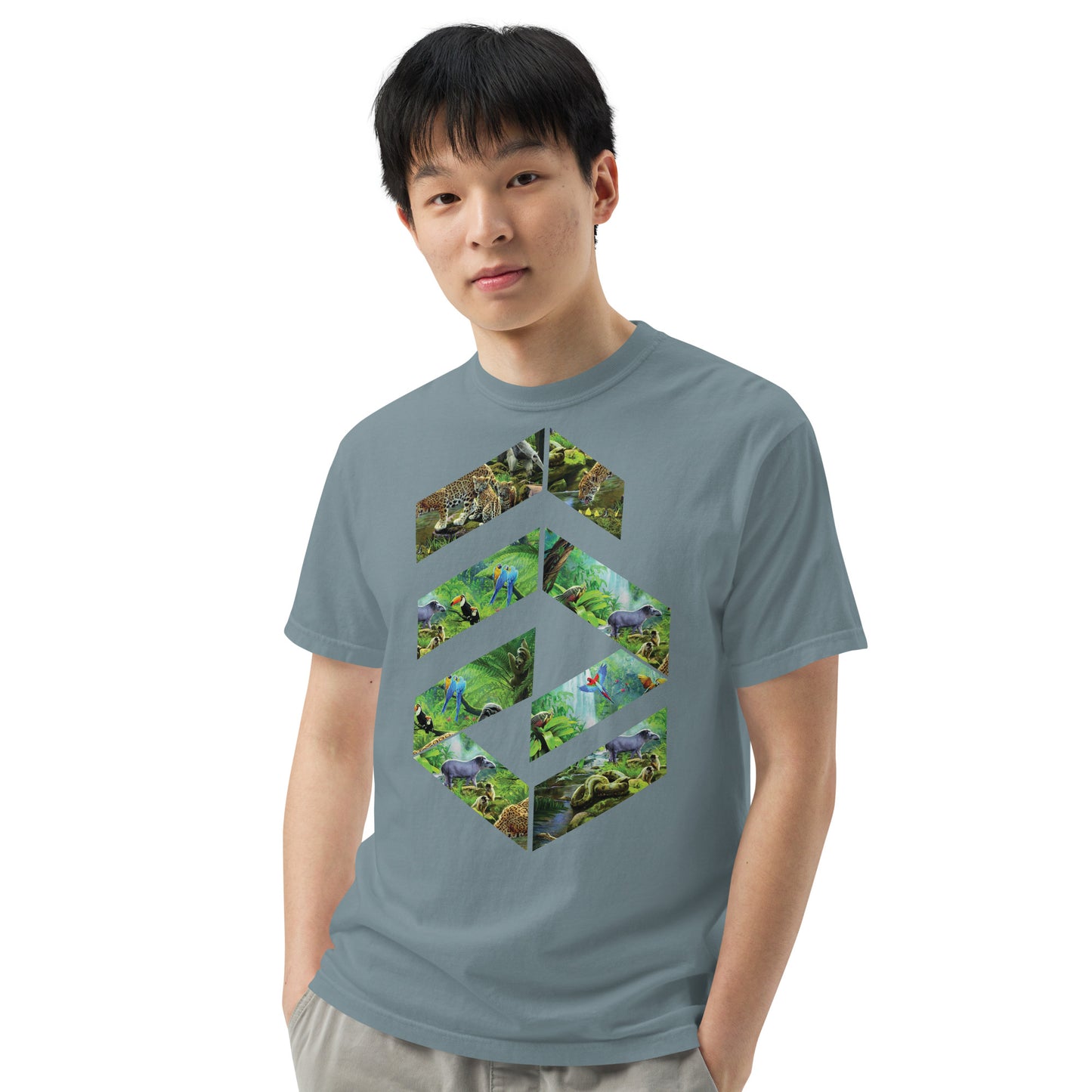 Garment-dyed heavyweight Jungle t-shirt