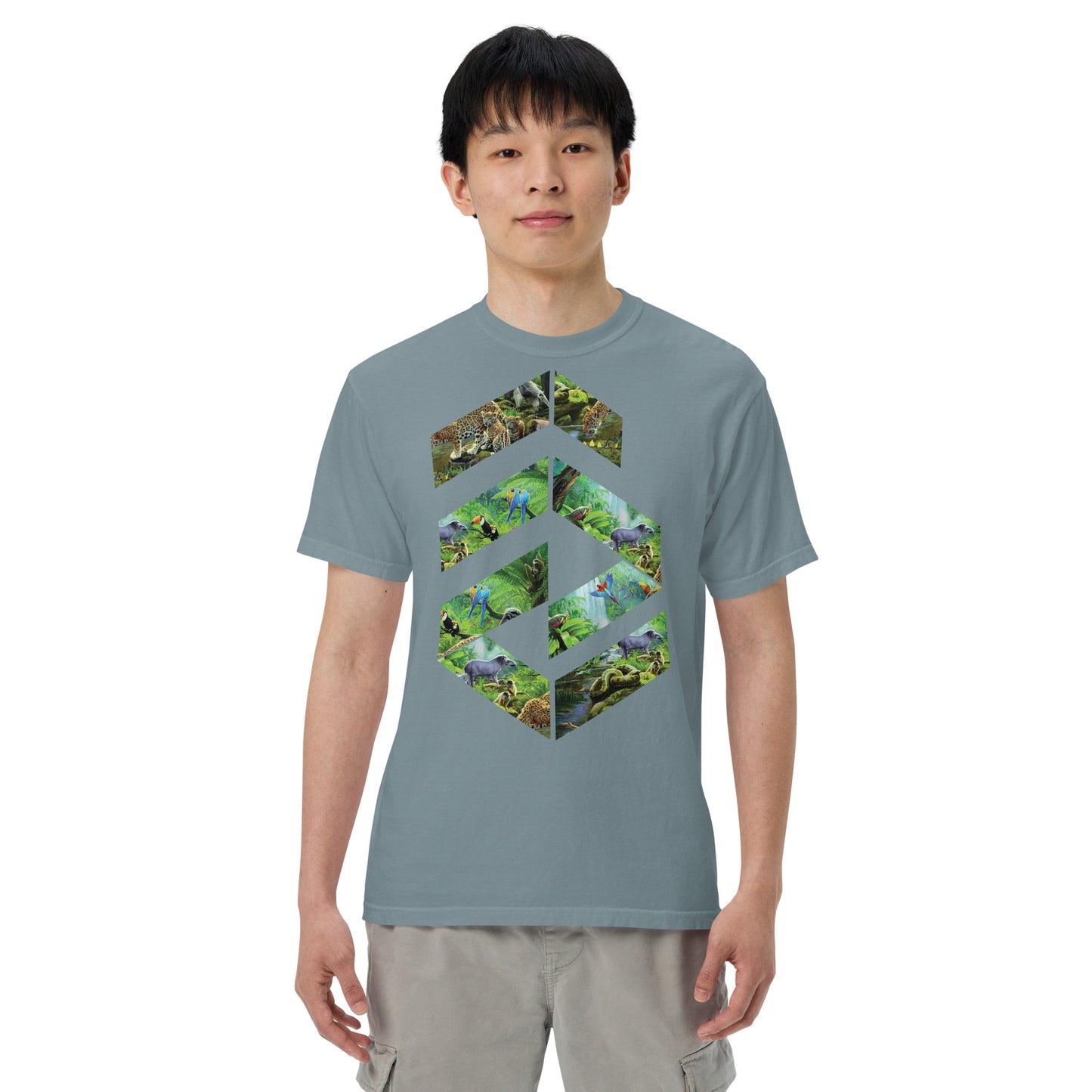 Garment-dyed heavyweight Jungle t-shirt