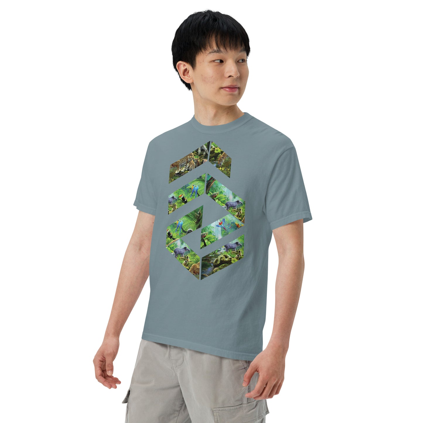 Garment-dyed heavyweight Jungle t-shirt