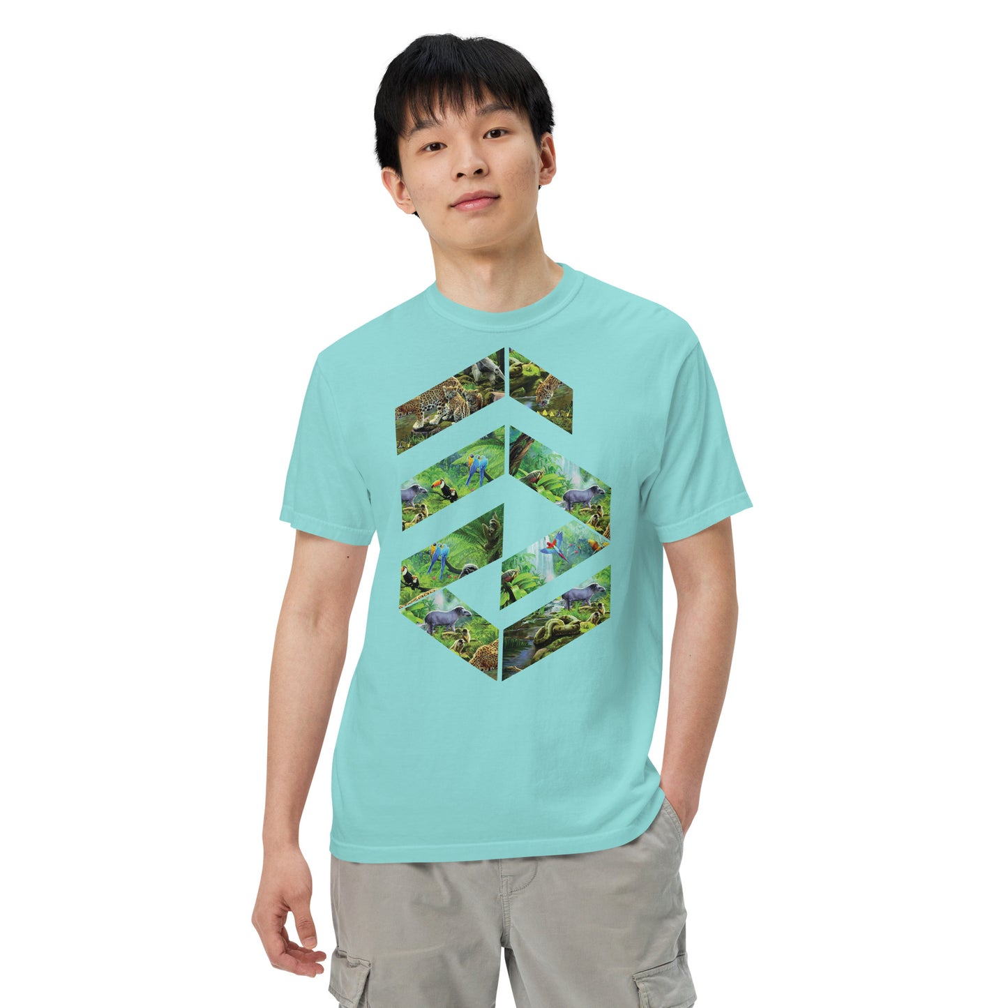 Garment-dyed heavyweight Jungle t-shirt