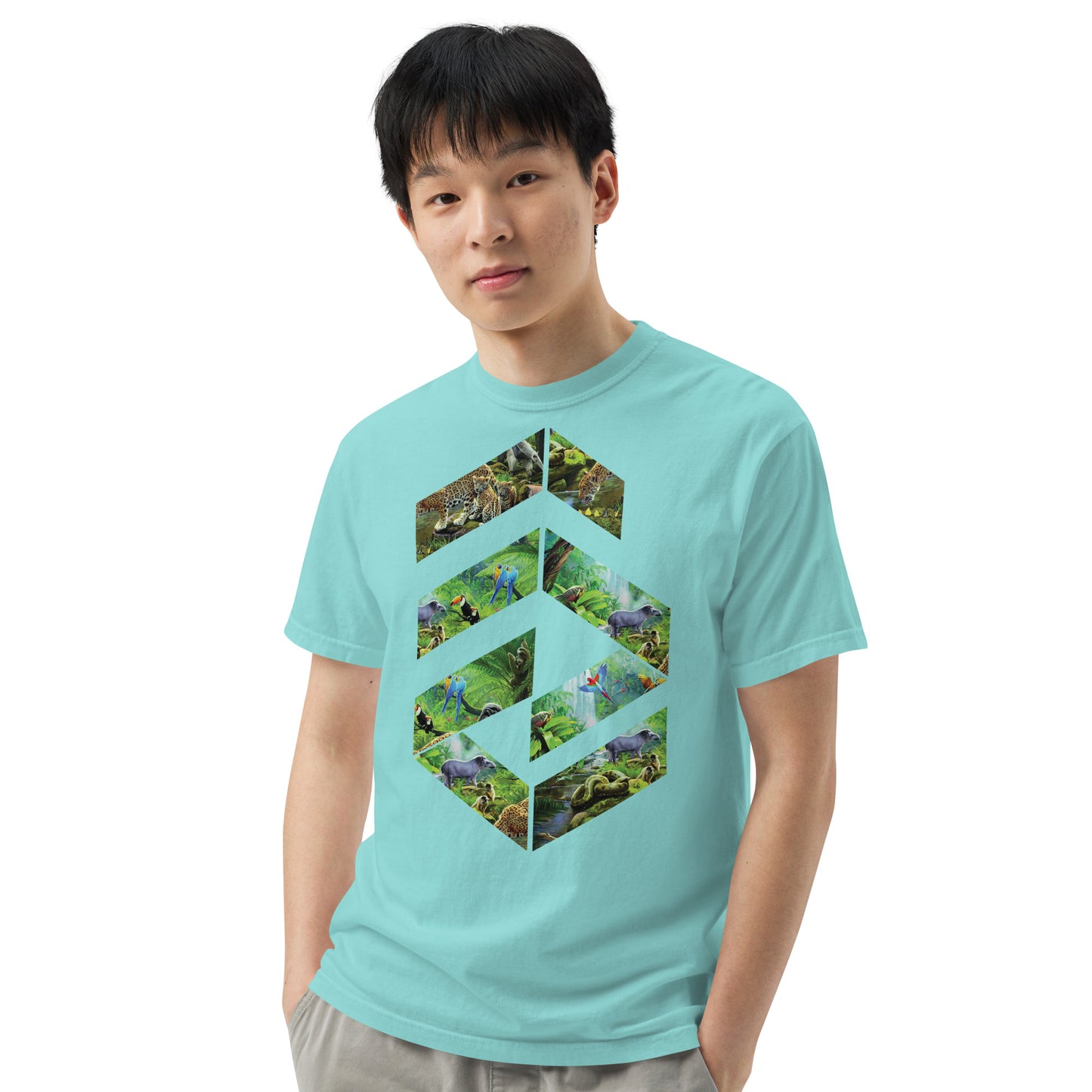 Garment-dyed heavyweight Jungle t-shirt