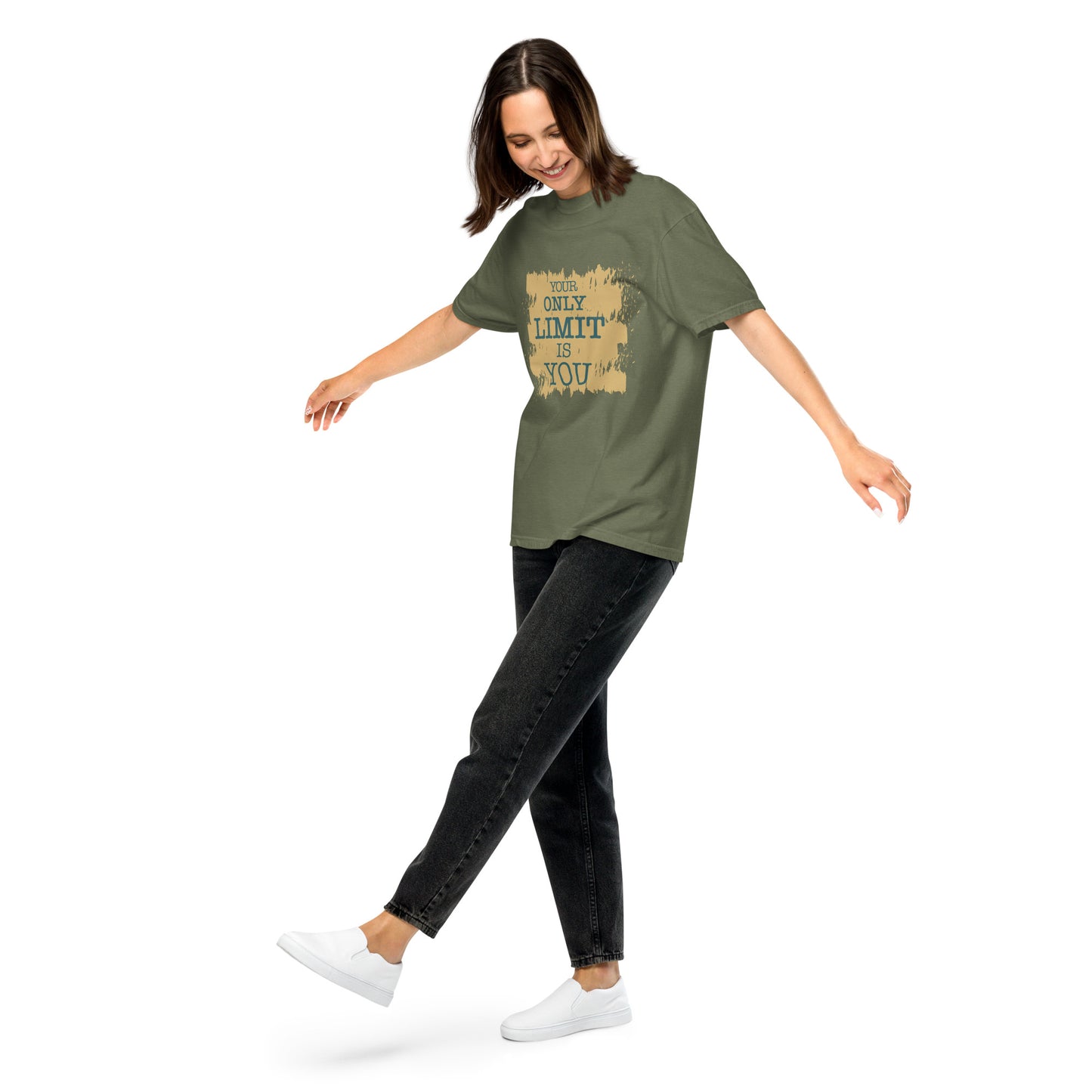 Garment-dyed heavyweight Limit t-shirt