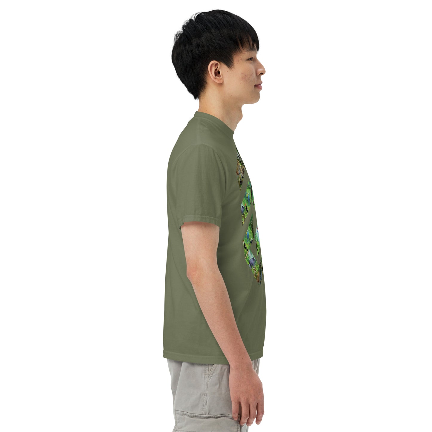 Garment-dyed heavyweight Jungle t-shirt