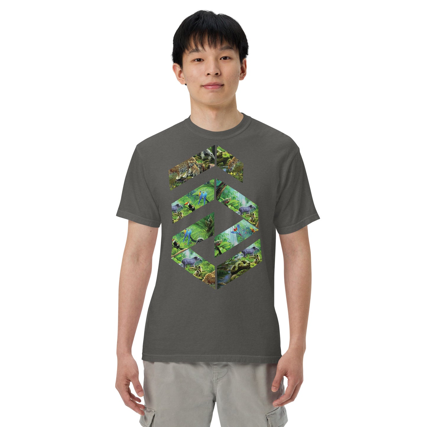Garment-dyed heavyweight Jungle t-shirt