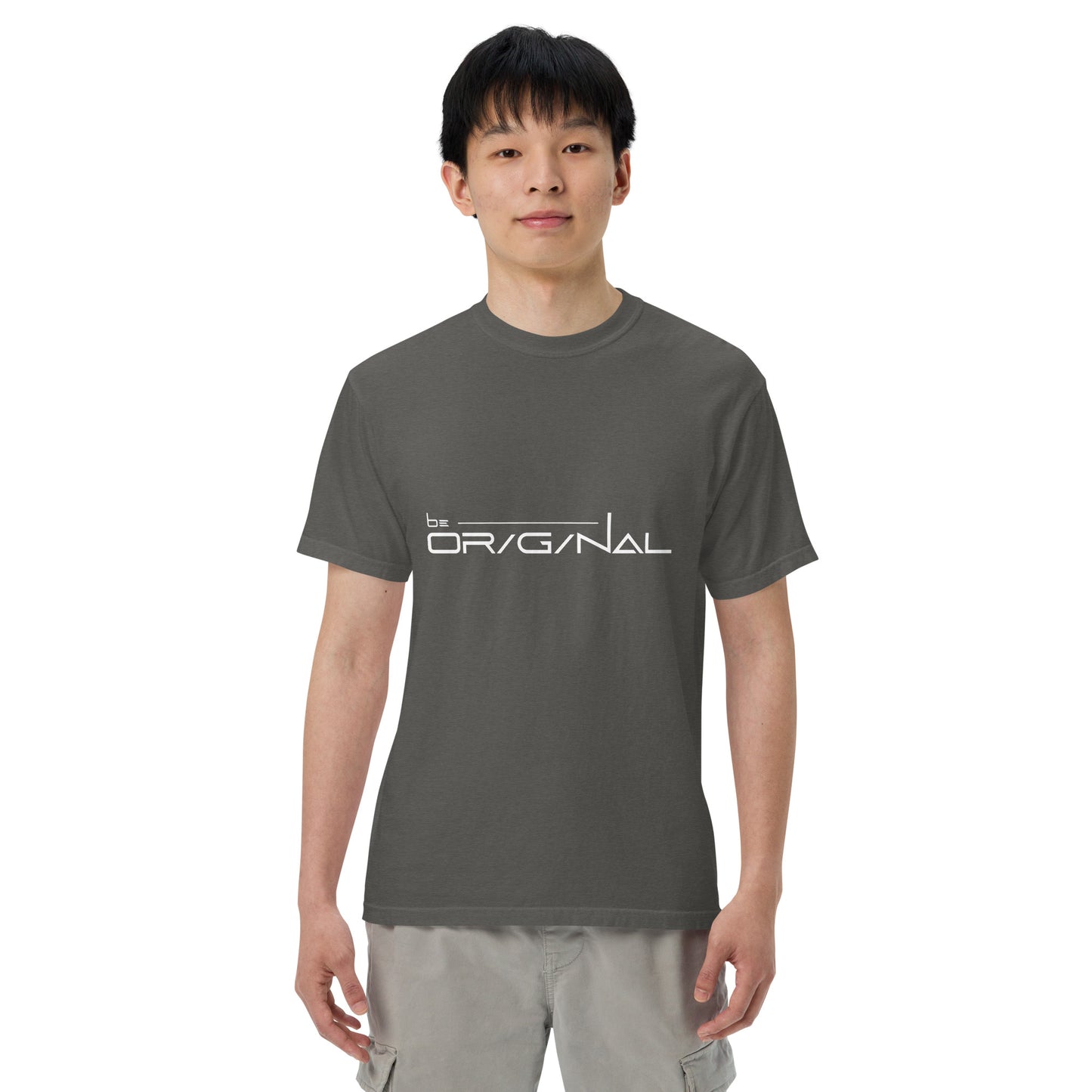 Garment-dyed heavyweight Be Original t-shirt