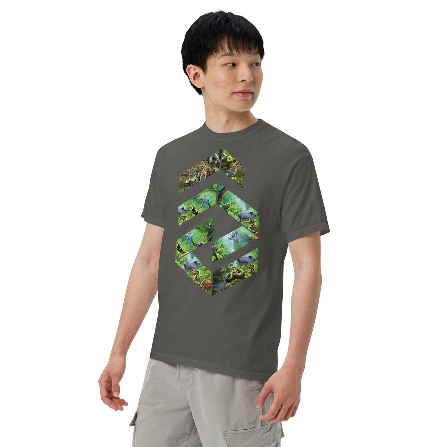 Garment-dyed heavyweight Jungle t-shirt