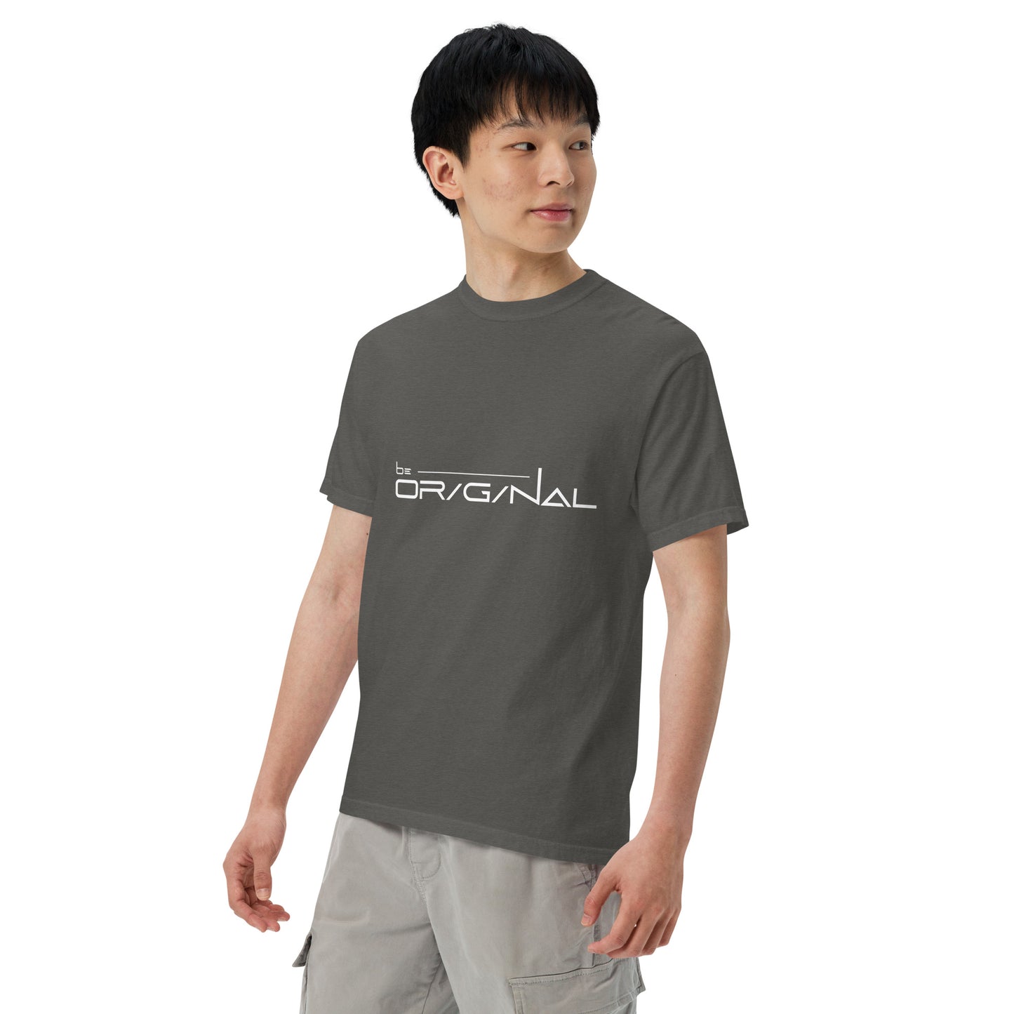 Garment-dyed heavyweight Be Original t-shirt