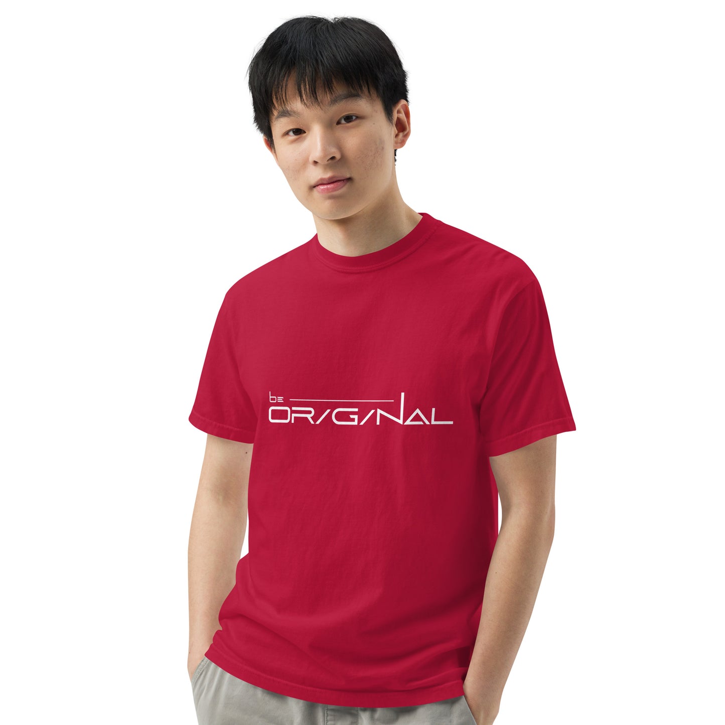 Garment-dyed heavyweight Be Original t-shirt