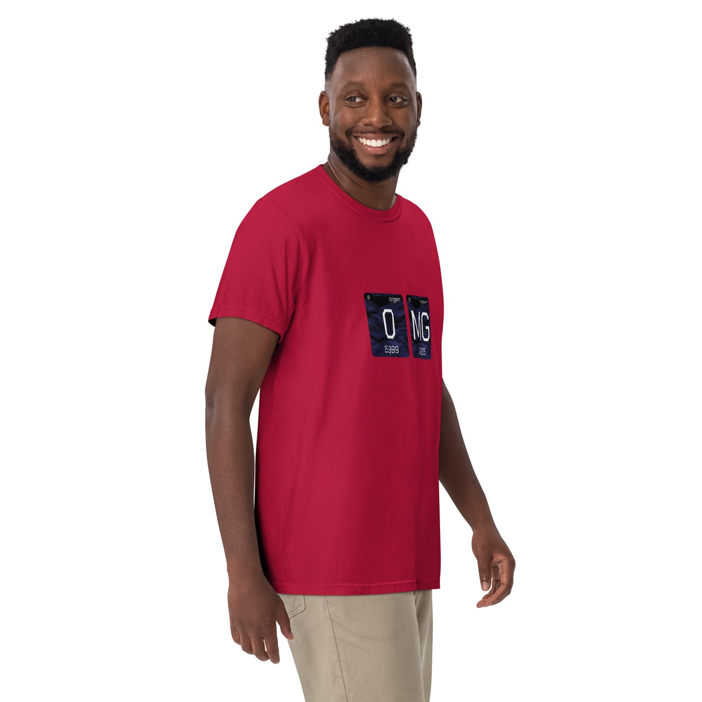 Garment-dyed heavyweight OMG t-shirt