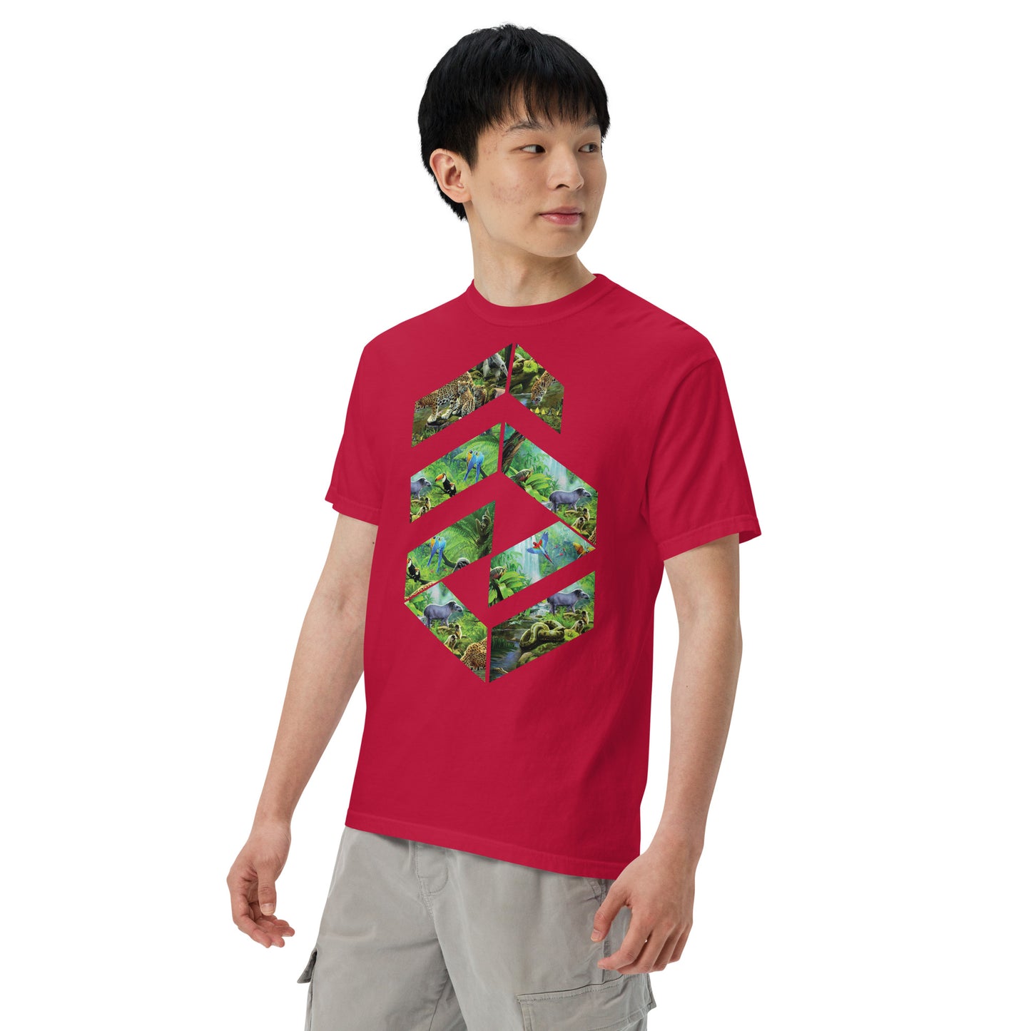 Garment-dyed heavyweight Jungle t-shirt