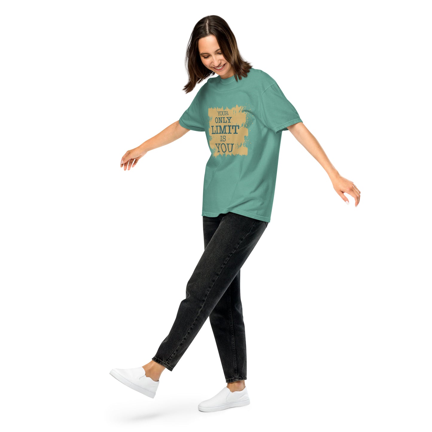 Garment-dyed heavyweight Limit t-shirt