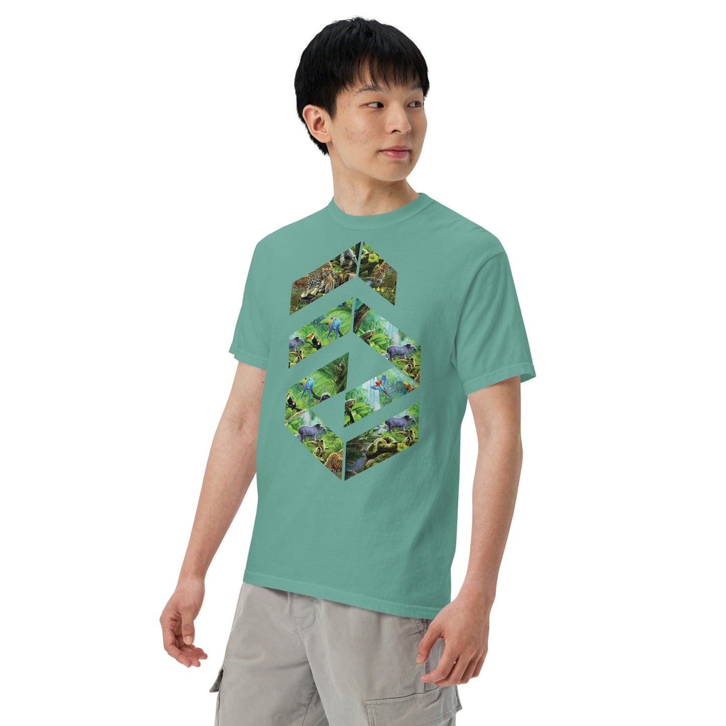 Garment-dyed heavyweight Jungle t-shirt