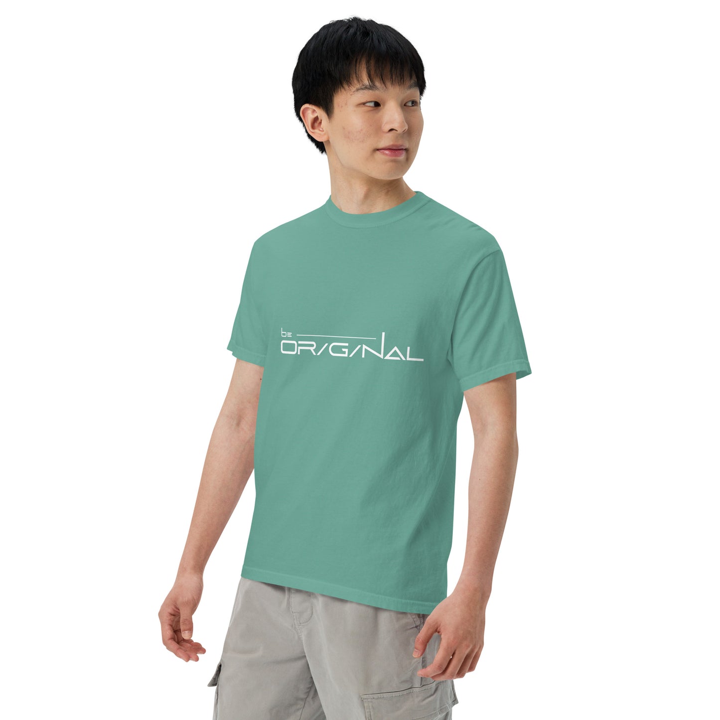 Garment-dyed heavyweight Be Original t-shirt