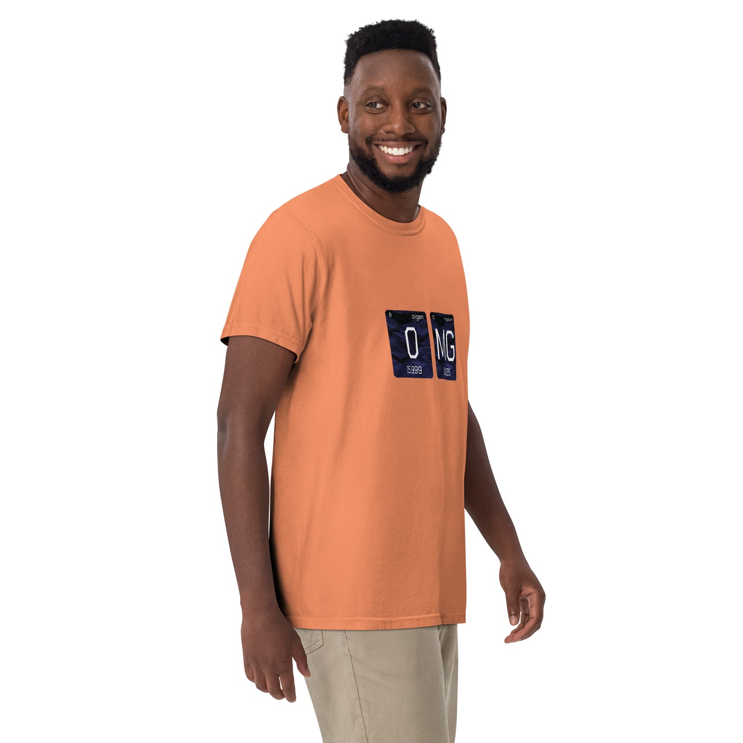 Garment-dyed heavyweight OMG t-shirt