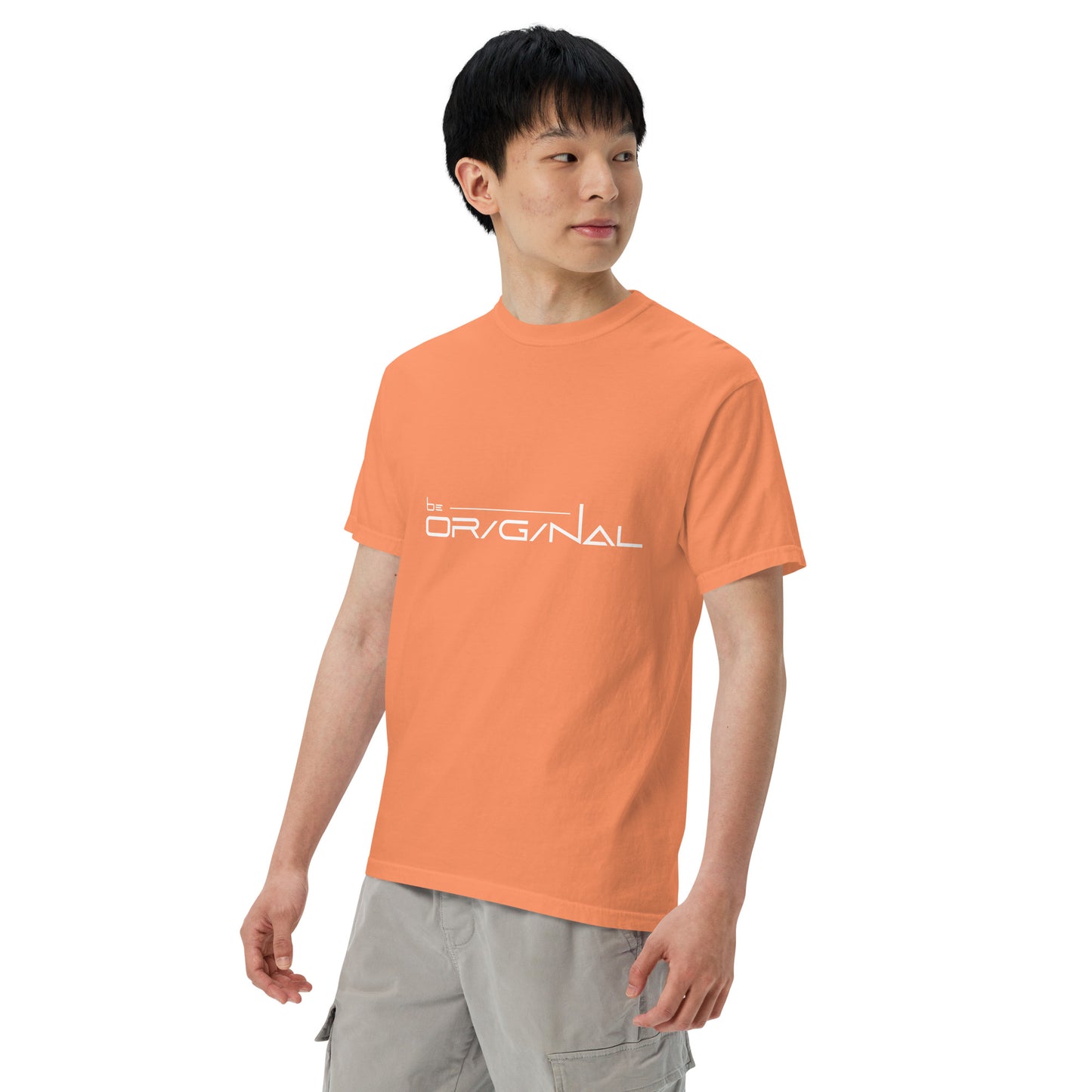 Garment-dyed heavyweight Be Original t-shirt