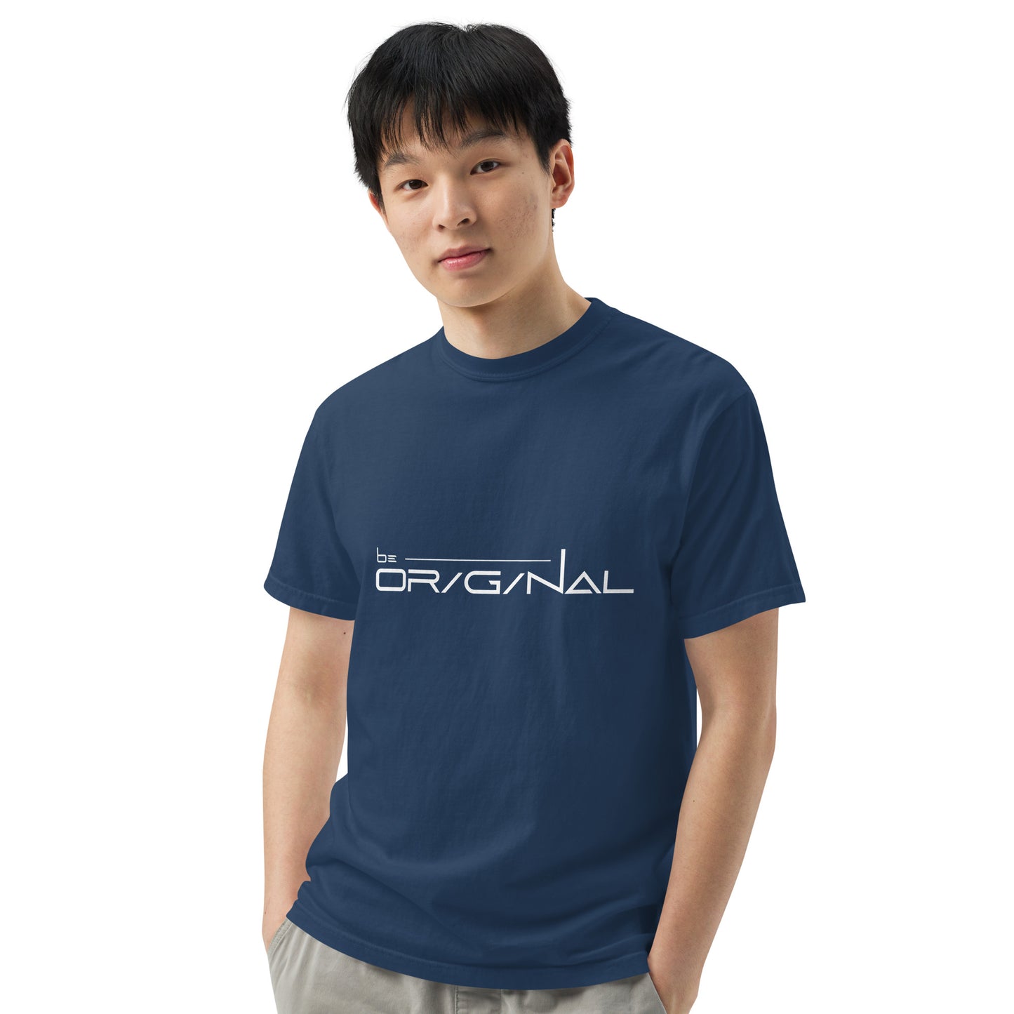 Garment-dyed heavyweight Be Original t-shirt
